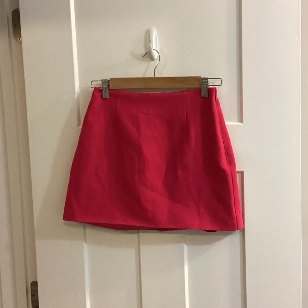 Abercrombie & Fitch Hot Pink A-Line Mini Skort